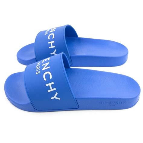 givenchy paris slides blue|givenchy slides cheap.